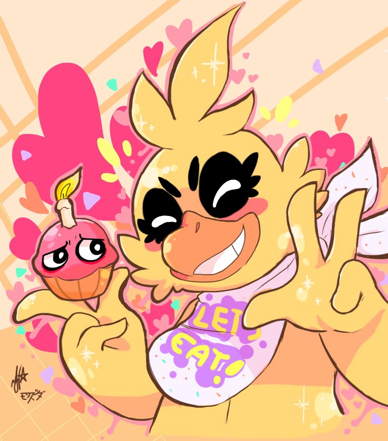 Chica doodle