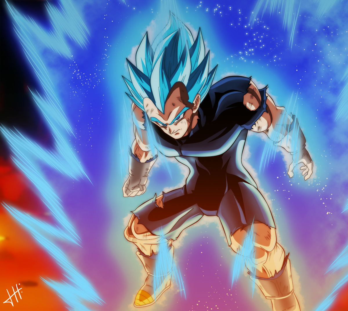 Wallpaper: GOGETA 2018 SSJ BLUE by rizkyrobiansyah on DeviantArt