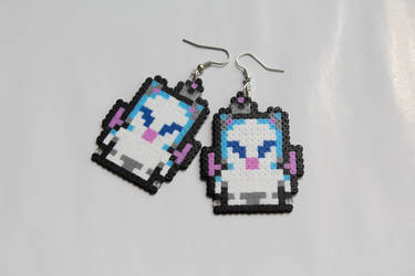 Hama Moogle Earrings by Retr8bit