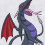 Dark-Dragon Fakemon - Wryvern