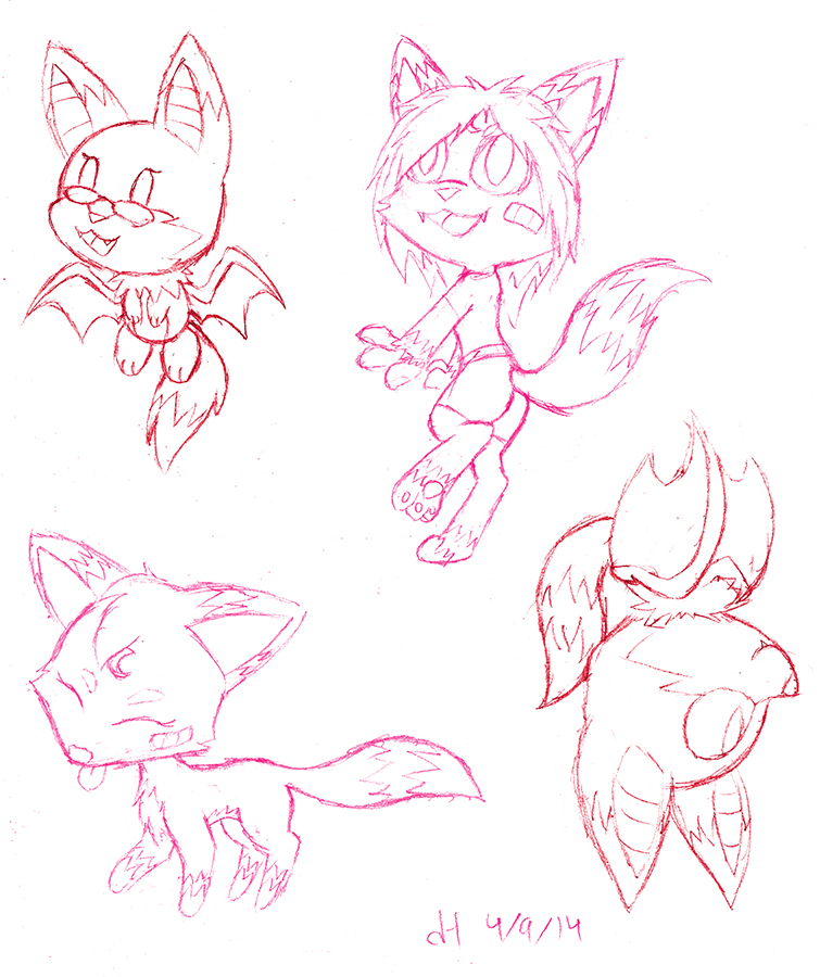 Comm - Foxy Doodles