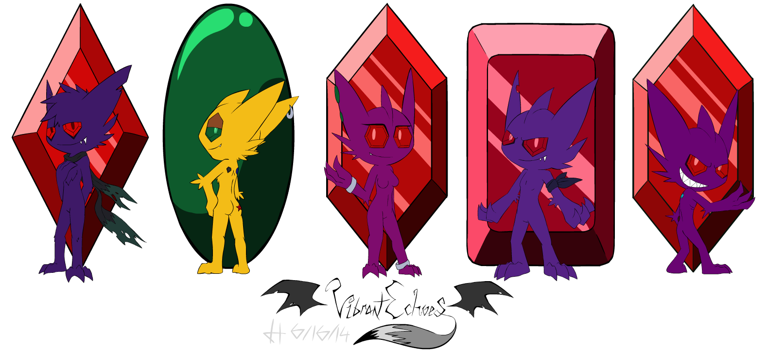 Sableye with Two Mega Evolutions by ericgl1996 on DeviantArt