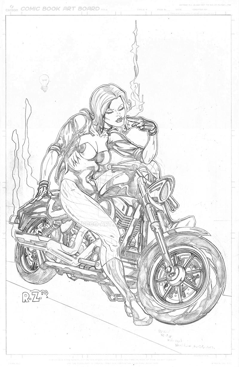 Black Canary - Cycle PENCILS