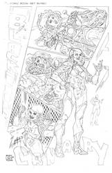 Black Canary PENCILS by ZUCCO-ART