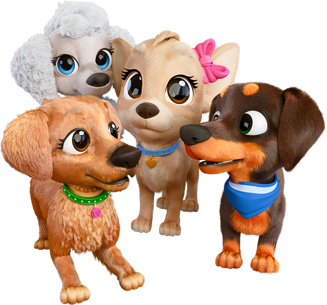 Chi Chi, Rocky, Chloe And Rosie (PNG) by braveheart2025 on DeviantArt