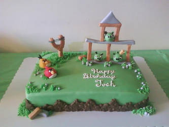 Angry Bird-day Cake