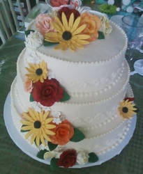 Autumn Wedding Cake