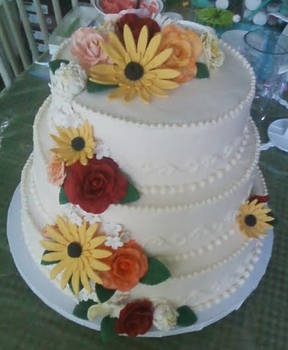 Autumn Wedding Cake