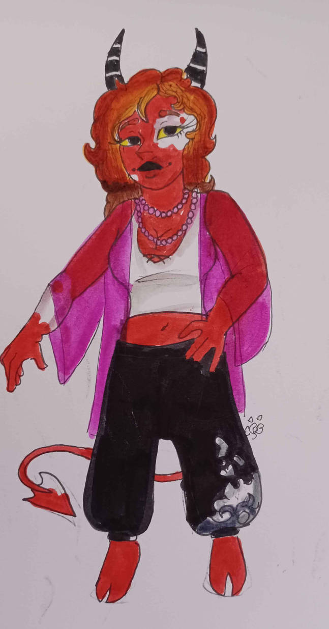 Imp Girl by Kittycatmastered342 on DeviantArt