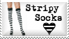 Stripy Socks Stamp