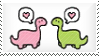 Dinosaur Stamp by Kezzi-Rose