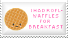 Waffles Stamp