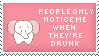 Pink Elephants Stamp