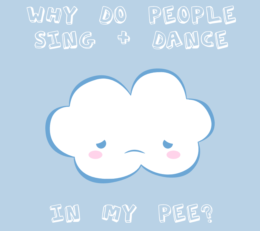 Cloud Pee T-Shirt Design