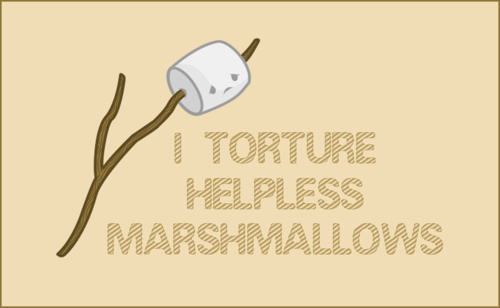 Marshmallow T-Shirt Design