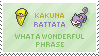 Kakuna Rattata Stamp