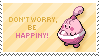 Happiny Stamp by Kezzi-Rose