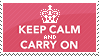 Keep Calm Stamp by Kezzi-Rose