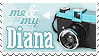 Diana Camera Stamp