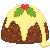 Christmas Pudding Avatar by Kezzi-Rose