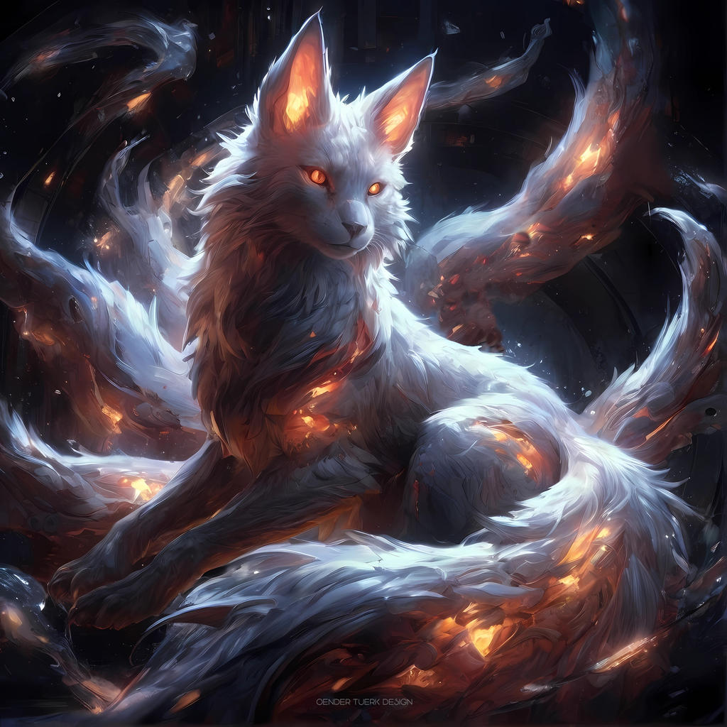 Fire Kitsune by oendertuerk on DeviantArt