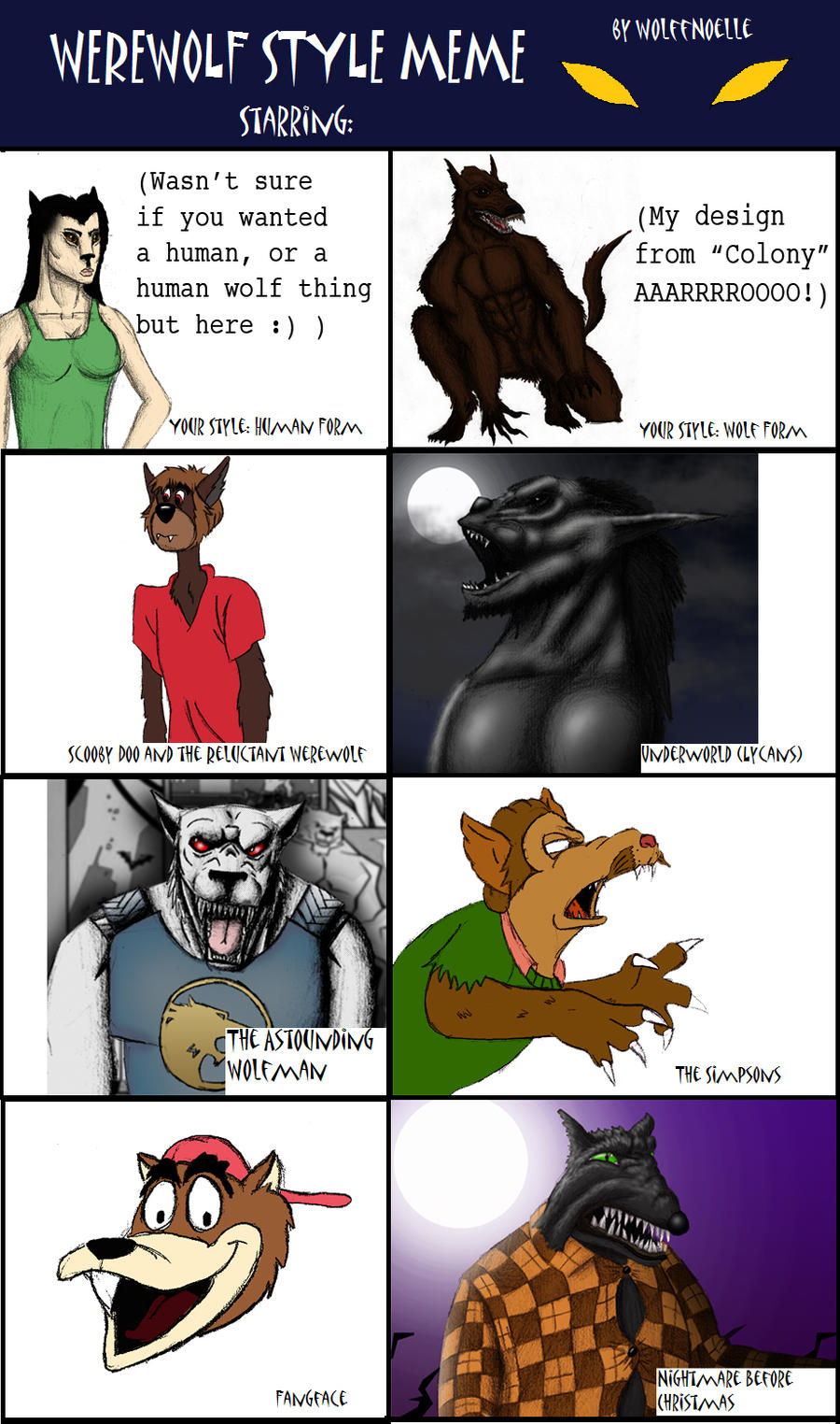 Werewolf Style Meme By Gojigirl On Deviantart 
