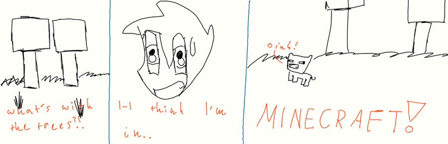 Minecraft Comic Strip Example Minecraft comic- Part 2 by FidoDog798 on DeviantArt