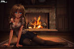 By The Fireplace