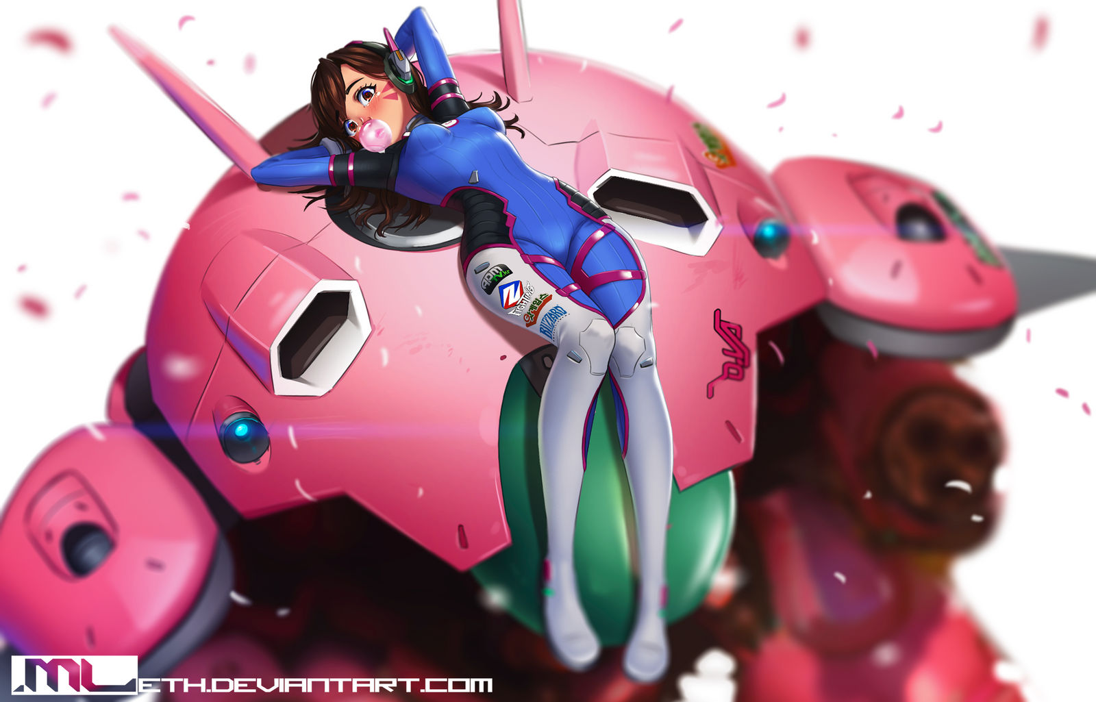 Overwatch - D.va chillin'