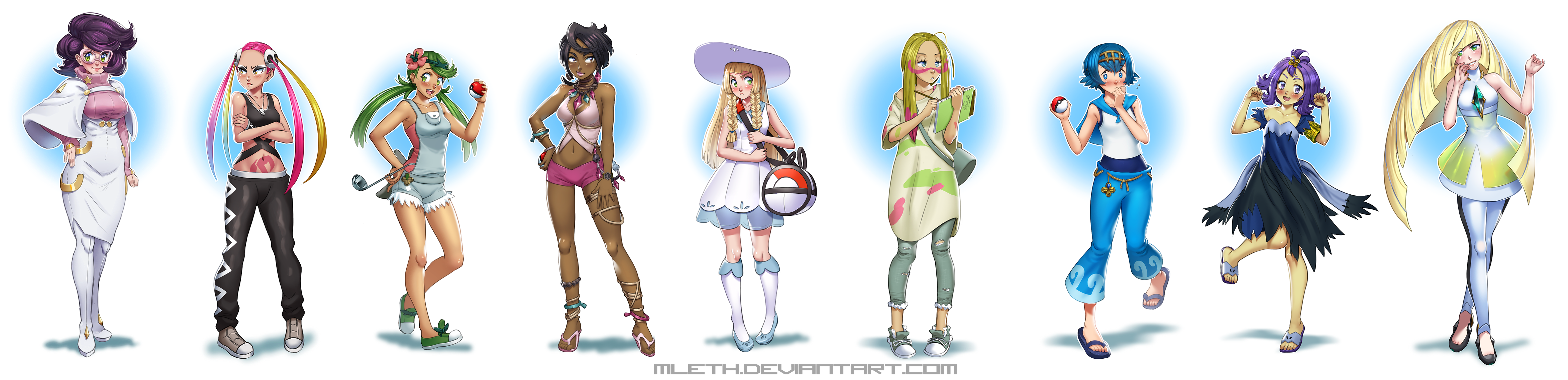 Pokemon Alola Ladies