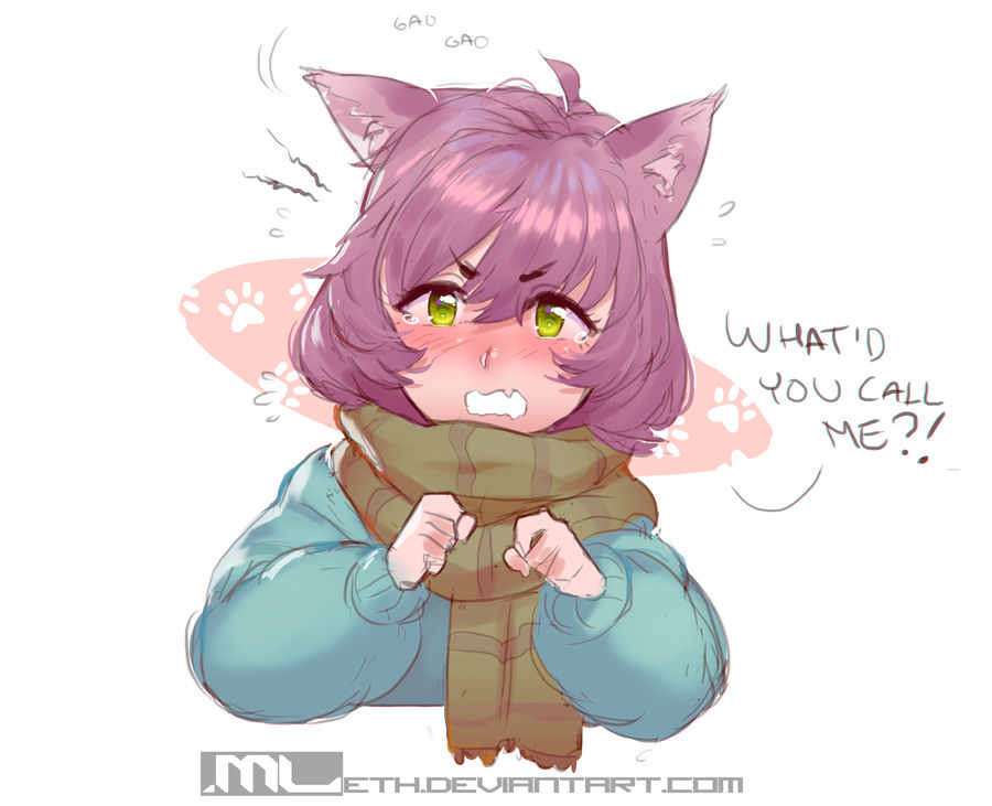 Disgruntled Neko Girl