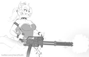 Bowsette goes BRRRRRRRT