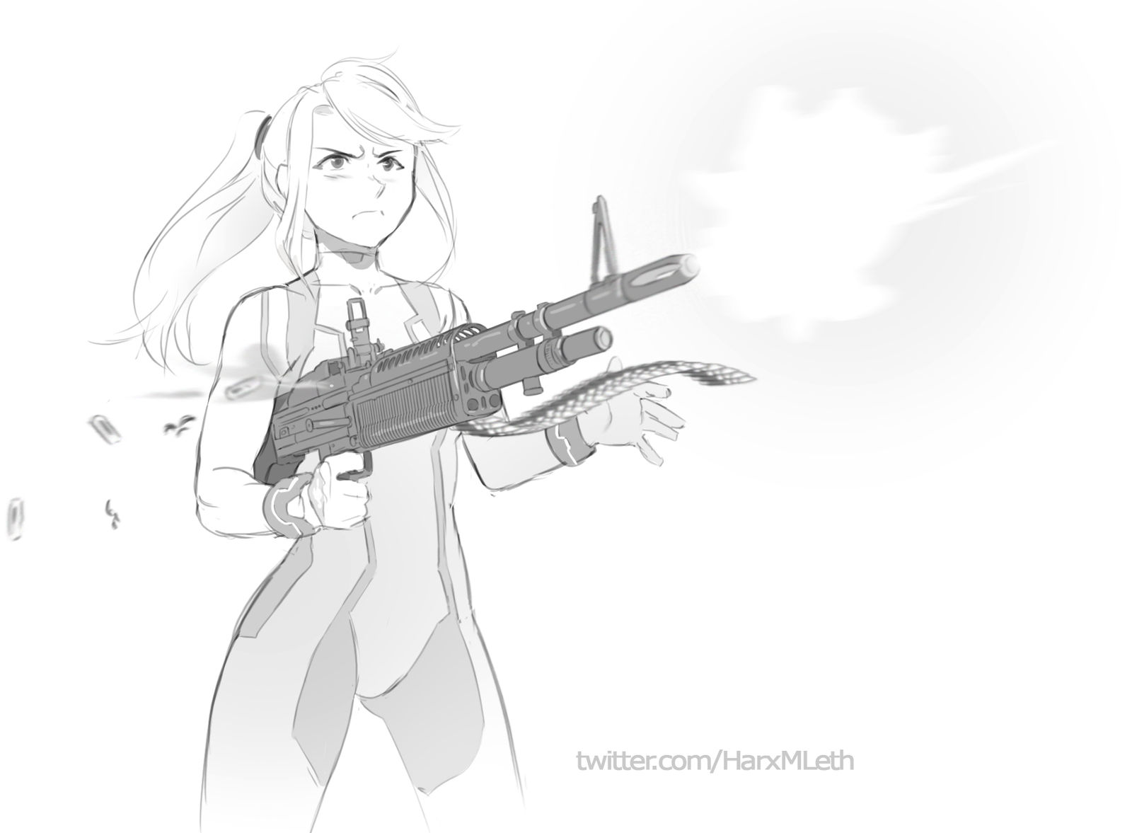 Samus Rambo style by MLeth on DeviantArt