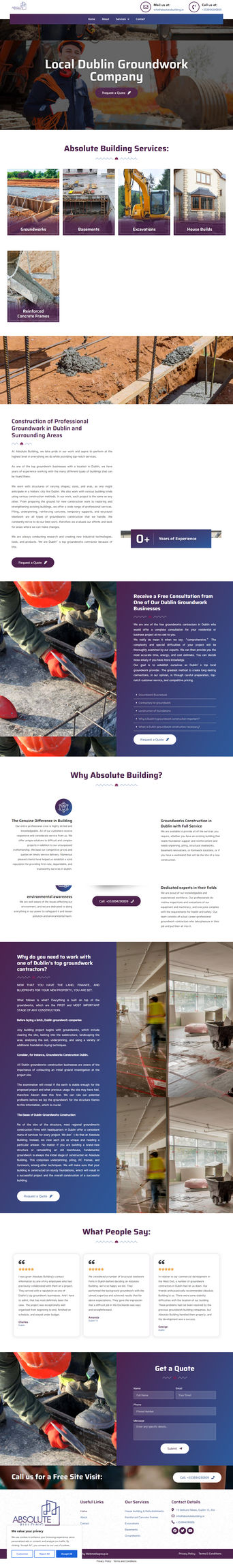 Absolute Building Services- Local Dublin Groundwor by LeviFrankli on ...