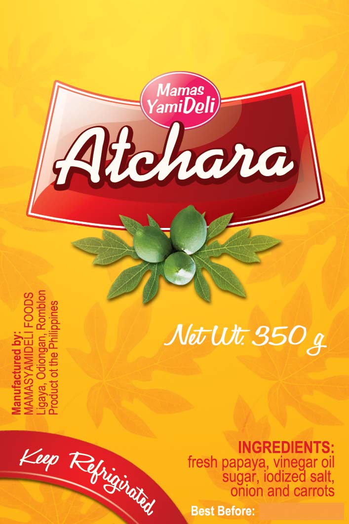 atchara label design