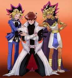 Seto and his two pharaohs