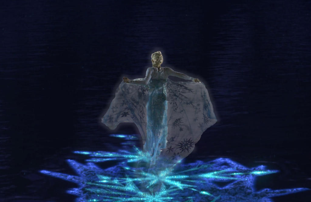 Elsa Runs on Water by AmazzonKane on DeviantArt