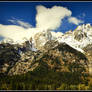 Snow in the Tetons