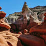 White Peak in Goblin Valley