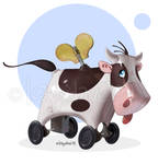 tin cow by Loopydave