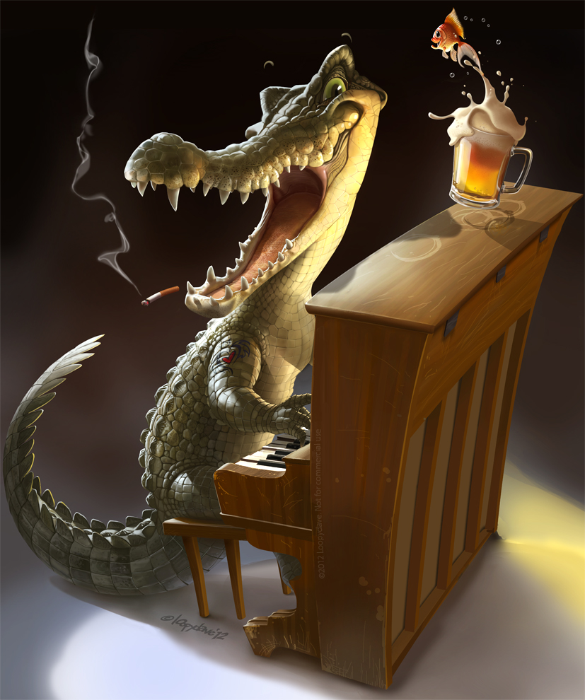 Crocodile Rock by Loopydave