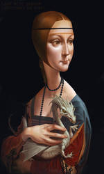 Lady with Dragon