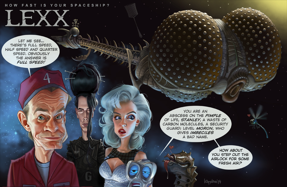 How fast is your spaceship? the LEXX