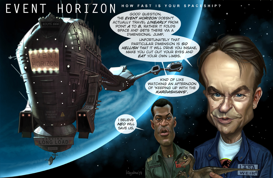 how fast is your spaceship? Event Horizon by Loopydave on DeviantArt