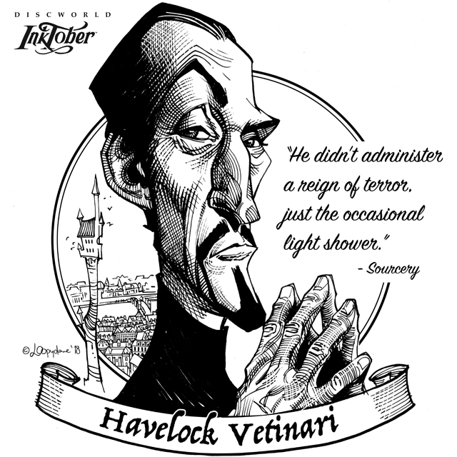 Inktober day06: Havelock Vetinari by Loopydave
