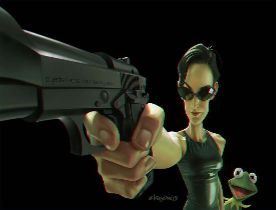 Trinity the frog by Loopydave