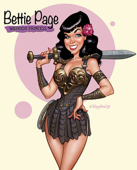 Bettie Page Warrior Princess