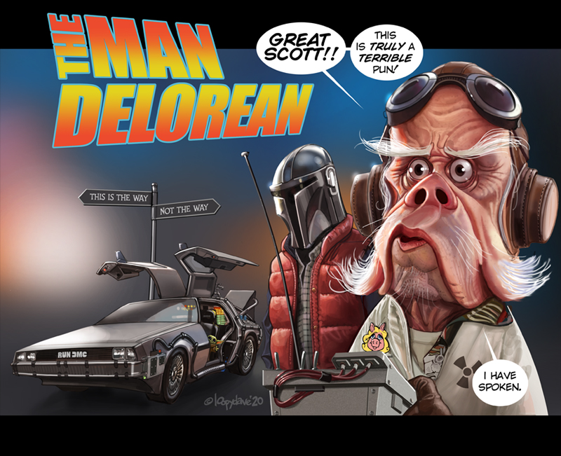 Delorean Parking Only hu427 NEW Humor POSTER