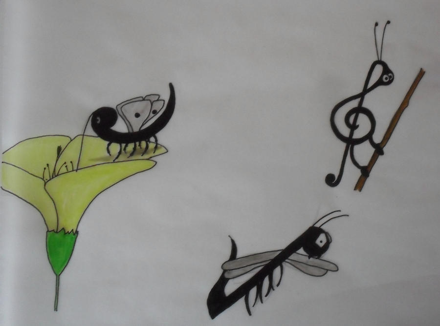 Musical Insekt Musical Insects by Black-doe on DeviantArt