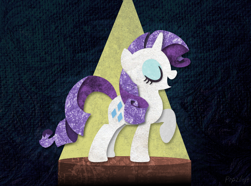 Paper Rarity by pop2by4 on DeviantArt
